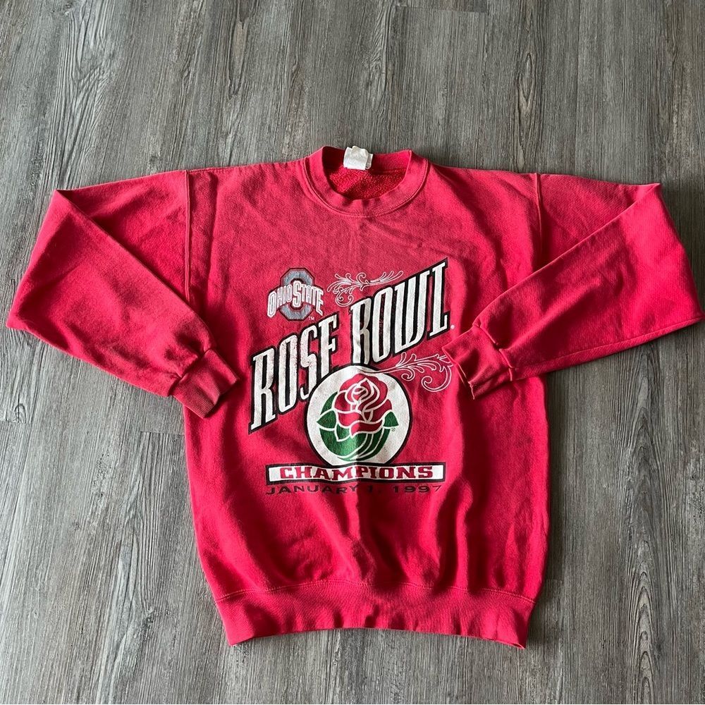 Vintage Ohio State 1997 Rose Bowl Men's Medium Crewneck Sweatshirt